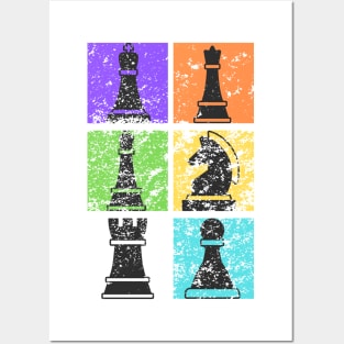 Chess figures Posters and Art